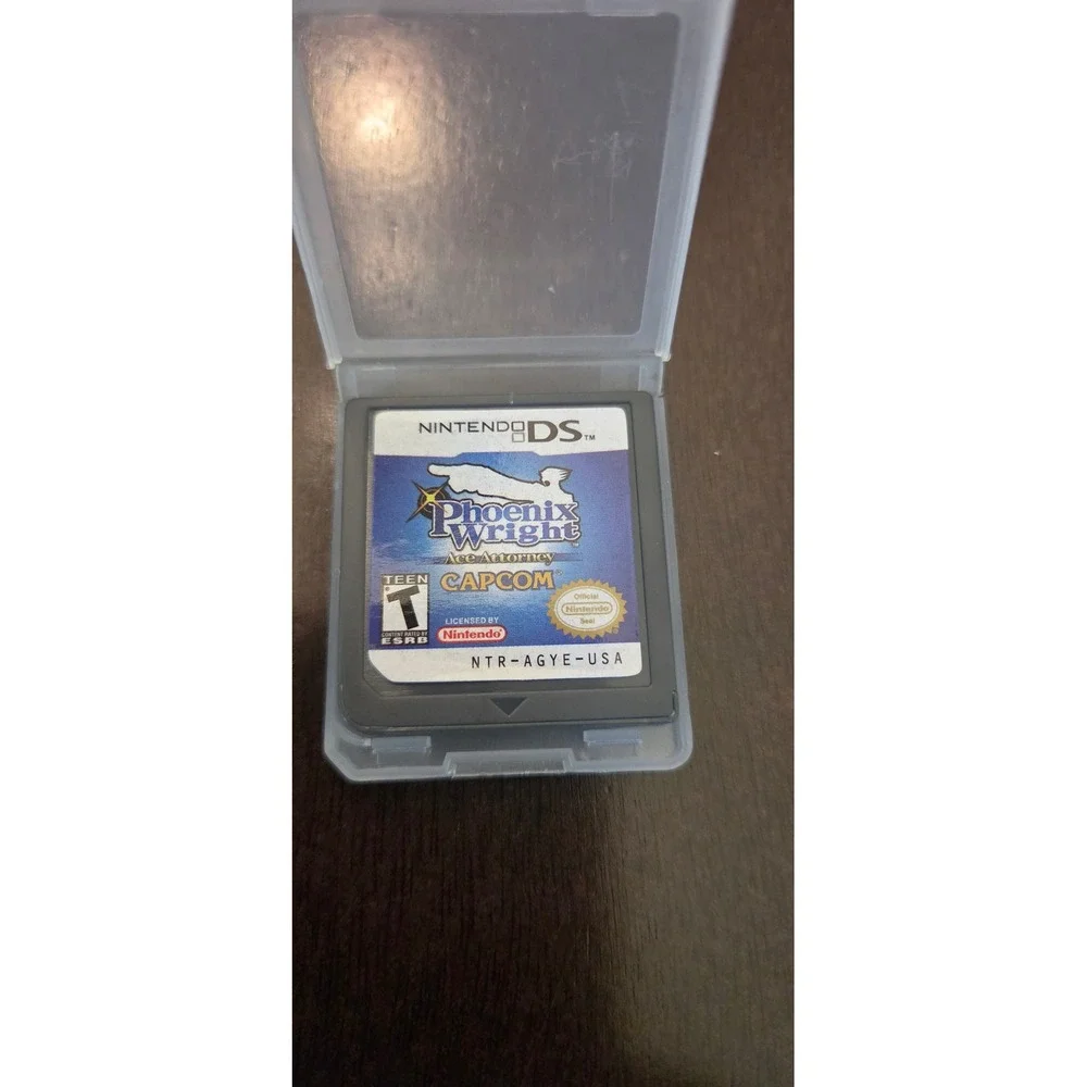 Capcom Phoenix Wright Ace Attorney Nintendo DS Gray Excellent NTR-AGYE-USA